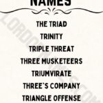 Creative Trio Group Names: 1000+ Ideas & Tips to Choose the Perfect Name for Your Threesome Team