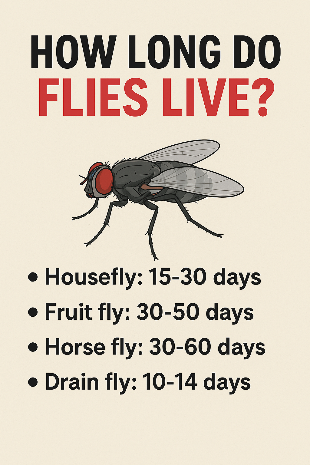 How Long Do Flies Live? A Complete Guide to Their Lifespan