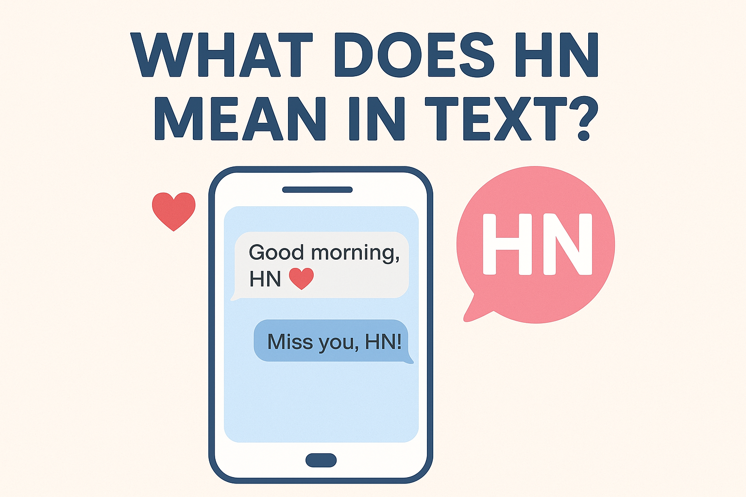 What Does HN Mean in Text?