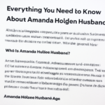 Everything You Need to Know About Amanda Holden Husband